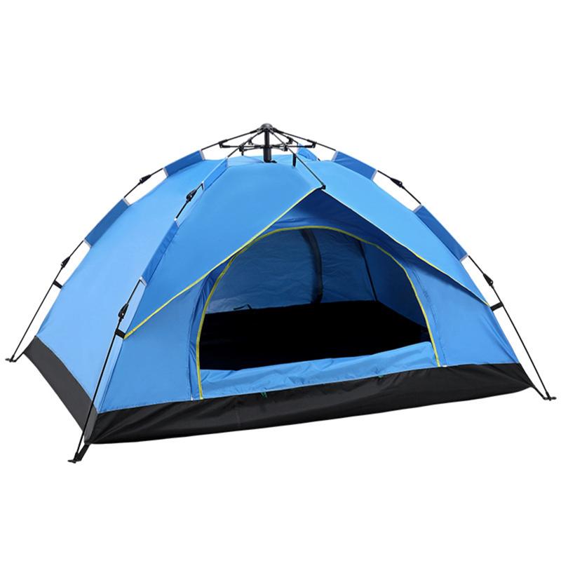 

Tents And Shelters Automatic Camping Tent 3-4 Person Family Instant Setup Awning Outdoor Protable Backpacking Hiking Travel 210D Oxford