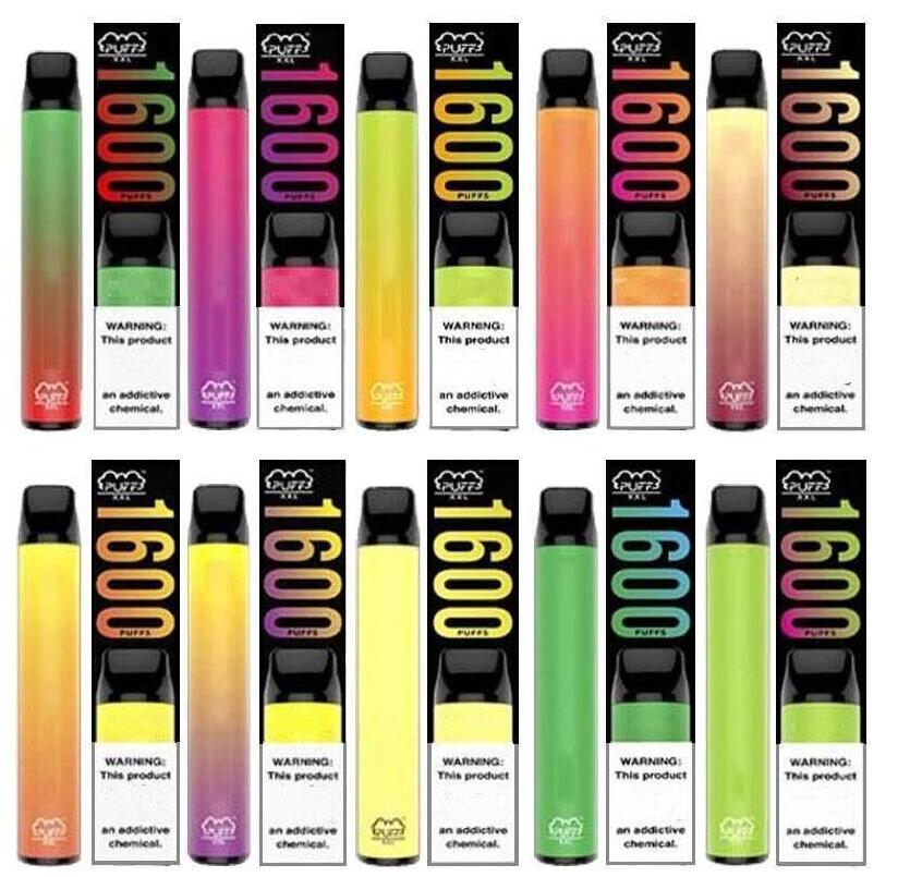 

Puff XXL Disposable vape electronic cigarette Pen 1600 puffs Good quality