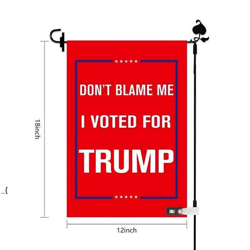 

Trump 2024 Garden Flag Dont Blame Me Double Sided 12*18 Inch Campaign Garden Flag Free Delivery 4961
