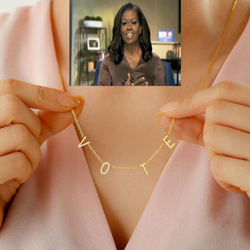 

Artilady Vote Stainless Steel Necklace Women Jewelry Fashion Accessories Wholesale Chains
