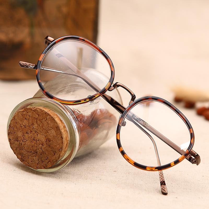 

Fashion Sunglasses Frames Vintage Transparent Glasses Men Women Retro Round Eyeglass Frame Optical Myopia Spectacle Clear Eyeglasses Eyewear