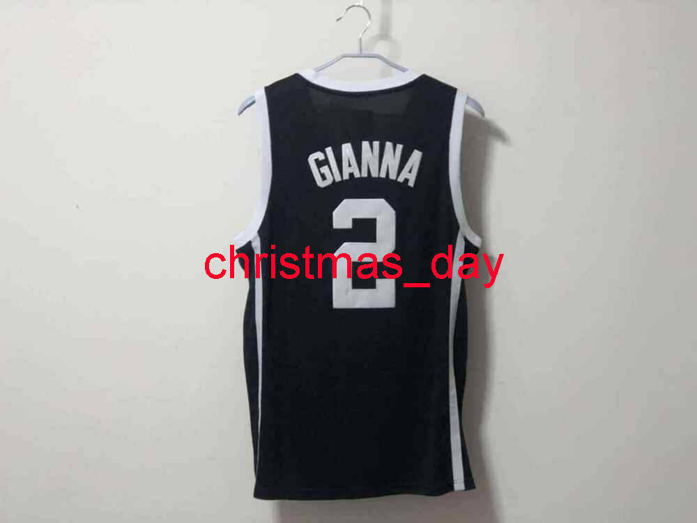 

GiGi Gianna Bryant #2 Mamba Basketball Jersey Black & White Stitched custom Men Women Youth Basketball Jersey XS-6XL