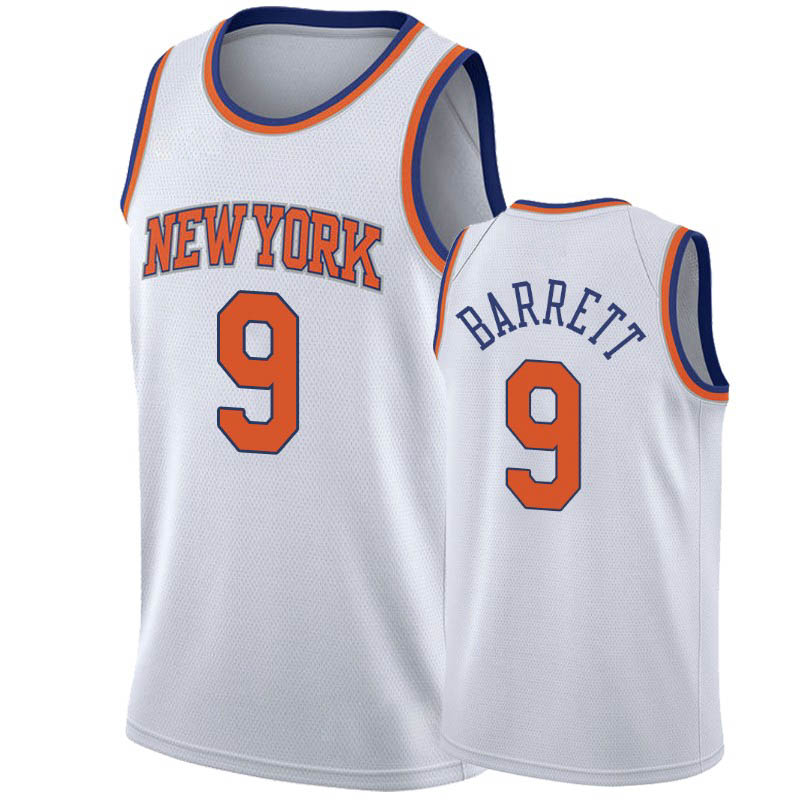 

New York Knicks MEN R.J. Barrett Icon 2020-21 Swingman Basketball Jersey, Black