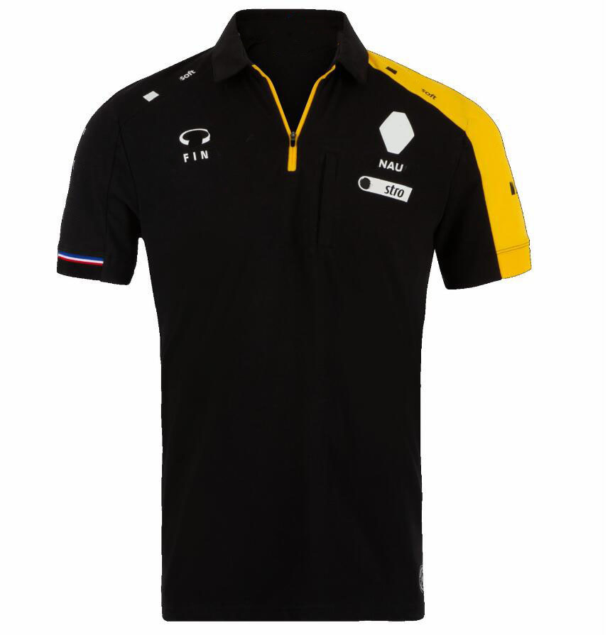 F1 World Formula One Championship team track suit lapel short-sleeved quick-drying POLO shirt-image-675406699