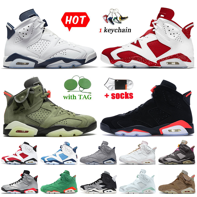 

Jumpman 6 Basketball Shoes 6s Midnight Navy Red Oreo Bordeaux Black Infrared Gold Hoops Tiffanys Blue Georgetown With Socks Women Mens Trainers UNC Carmine Sneakers, D36 all stars 40-47