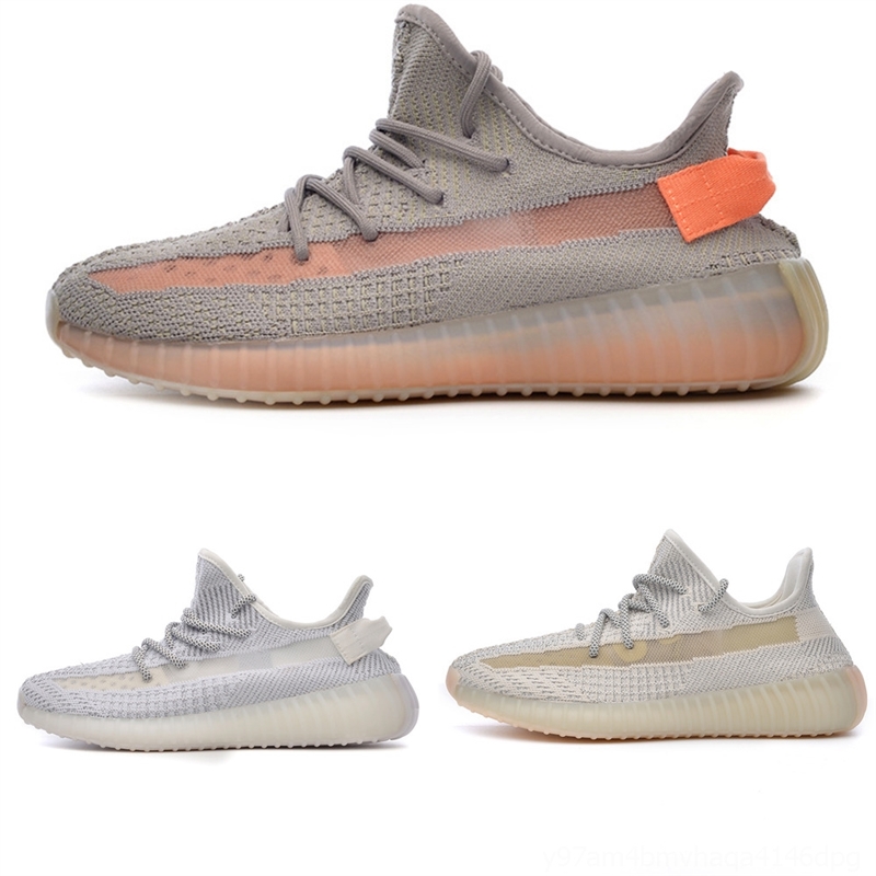 

yecheil white white static 350yeshaya 350 shoe tail kanyewest running shoes reflective cinder light men women trainer sneakers earth, Black