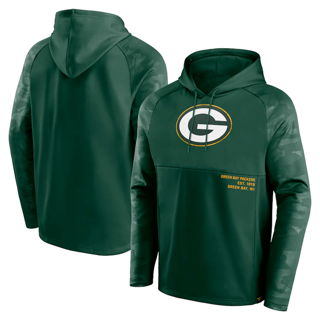 

Green BayPackersMEN Fanatics Branded Shade Defender Raglan Pullover Hoodie, Black