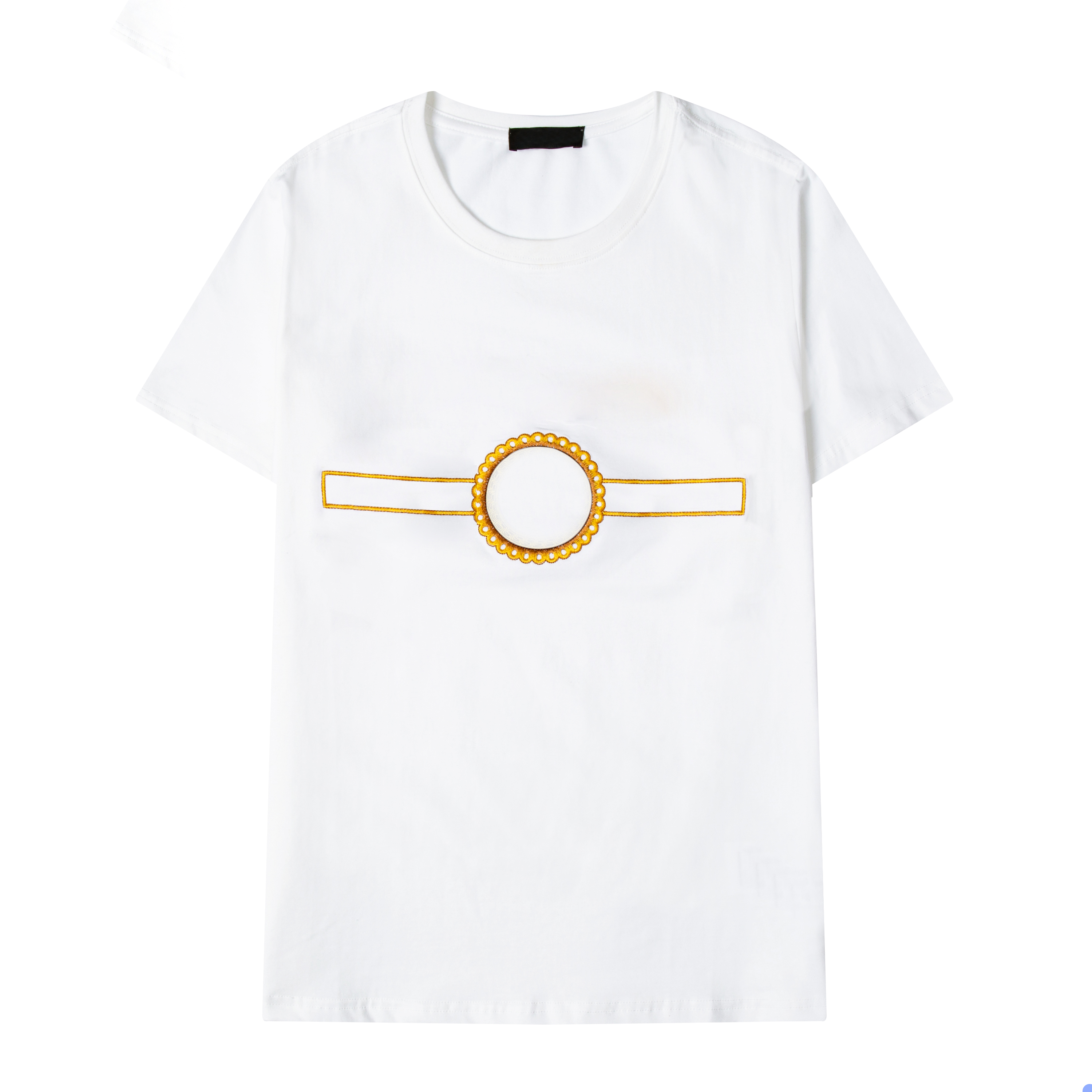 

2021 Summer Fashion Designer T-shirt Men's Tops Black and White 8 Luxury Letter Embroidered Men Women's Short Sleeve Shirts Women T-shirts, W3294