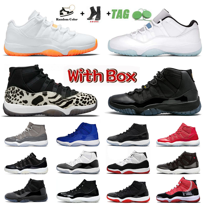 Jumpman 11 11s XI Chaussures De Basketball Pour Hommes Instinct Animal Haute Cool Gris Jubilé 25 Citrus Faible Légende Bleu Hommes Femmes Designe