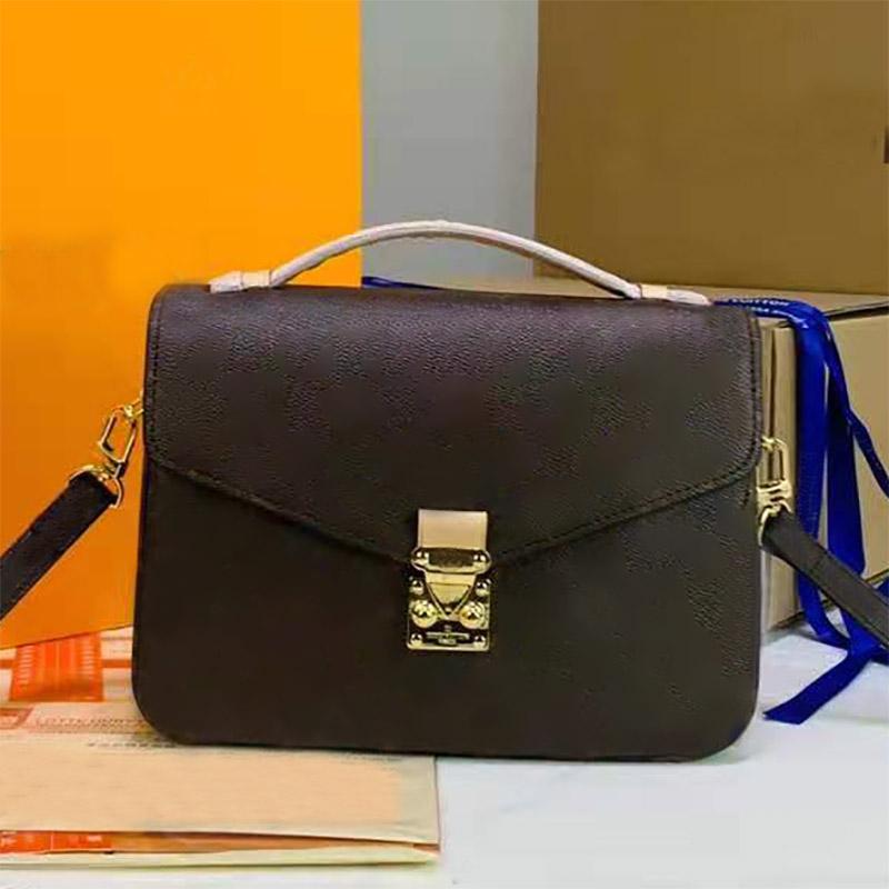 

luxurys designers bags women handbag messenger bag oxidizing leather metis elegant shoulder crossbody shopping purse tote, Brown
