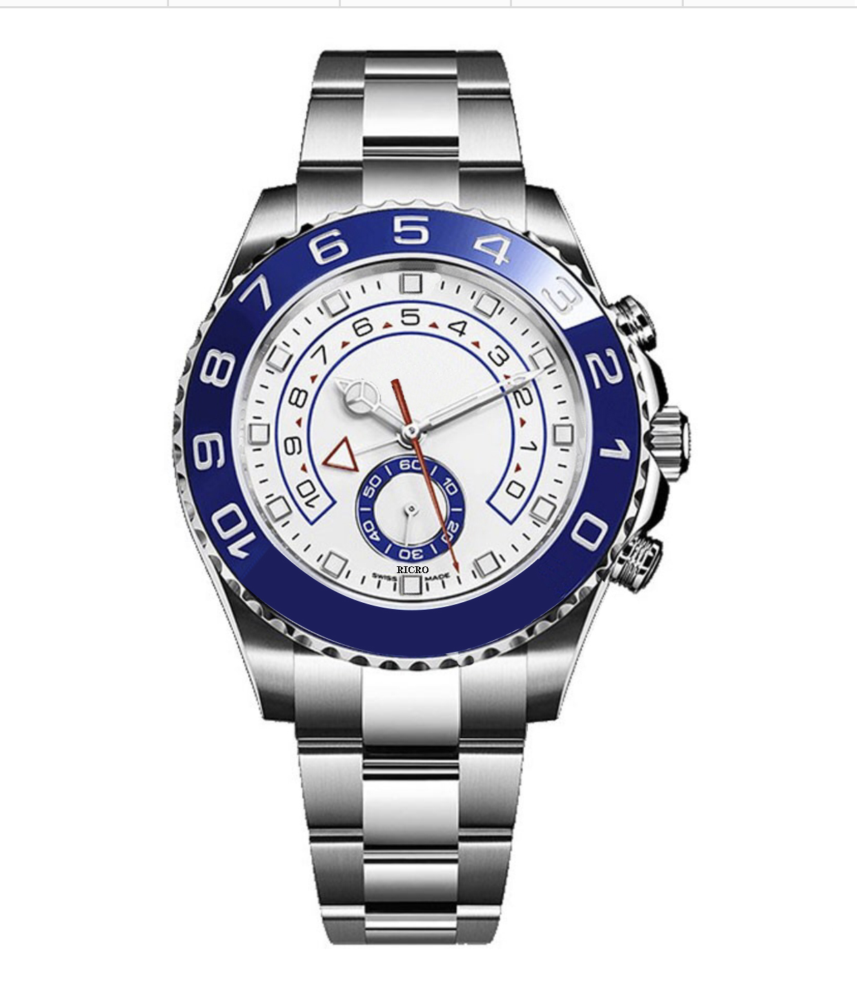 

Mens Watches Master Automatic Mechanical Movement Watch Sapphire Glass Stainless Steel Folding Buckle, Customize