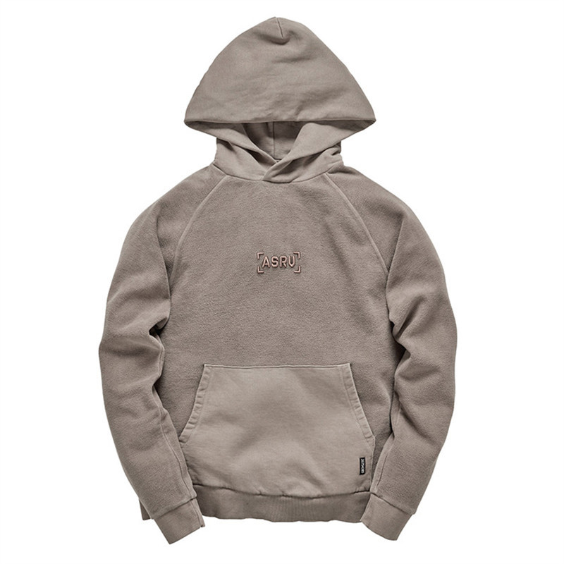 

ASRV 2021 Autumn New Hooded Sweatshirt For Men Fahion Polar Fleece Hoodies Mens Solid Color Running Sports Pullover Sweat Homme, White