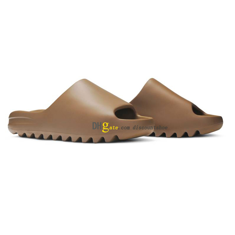 Kanye Wests Slides Core Slippers Brown G55492 Mens Womens flip flop Top versionzly47K6ZLY