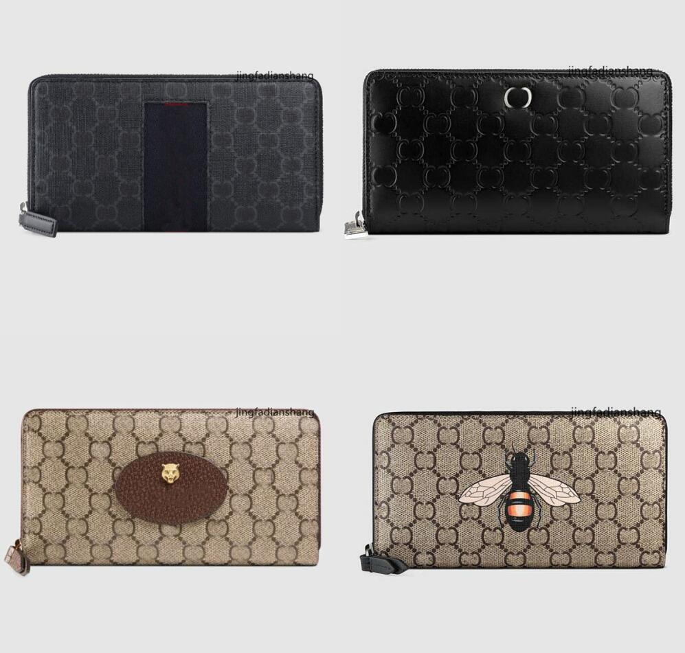 

High Quality mens Iconic Fashion Long Wallet Coin Purse Card Case Holder Brown Waterproof Canvas 451275, 31