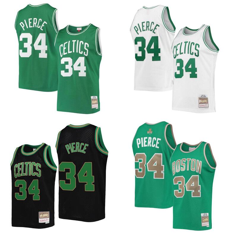 

Paul Pierce jersey Mitchell & Ness 2007-08 retro BostonCity Basketball Jerseys Men Youth S-XXL in stock, With logo