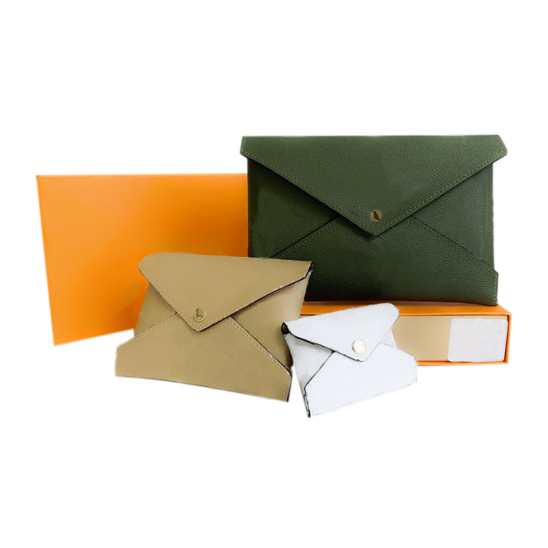 

Womens Handbags Purses 2021New Fashion 3 pieces combination coin purse clutch bag wallet kirigami handbag pouch pocket money Card Holder with box, Extra fee