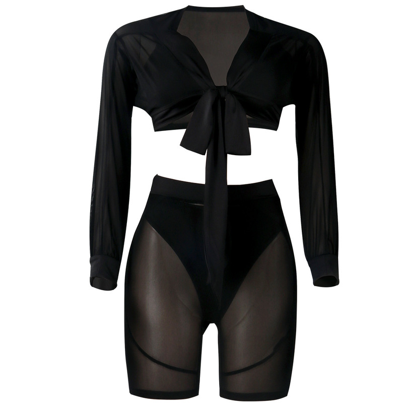 

Sexy African Style Women Suit Long-sleeved Deep with Pants High-quality Fashion Loose and Comfortable Commuting Sports(The Logistics Price P, White