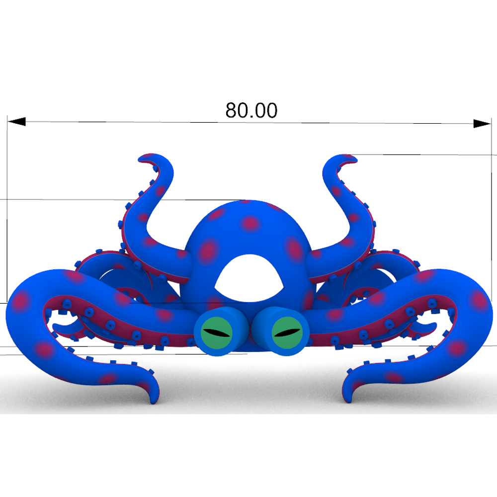 

custom made 8m 26ftW concert stage decoration giant inflatable octopus dome tent outdoor octopuss tentacles for DJ