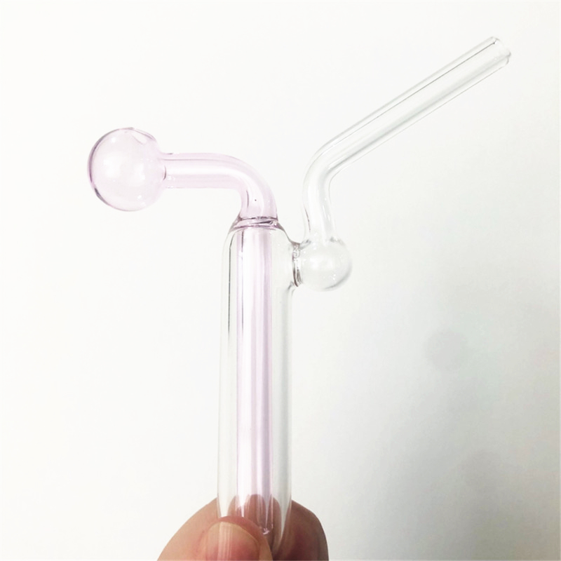 

Pink Mini Glass Oil Burner Bong Water Pipes with Recycler Mini Dab Rig Hand Bongs Thick Pyrex Clear Heady Glass for Smoking