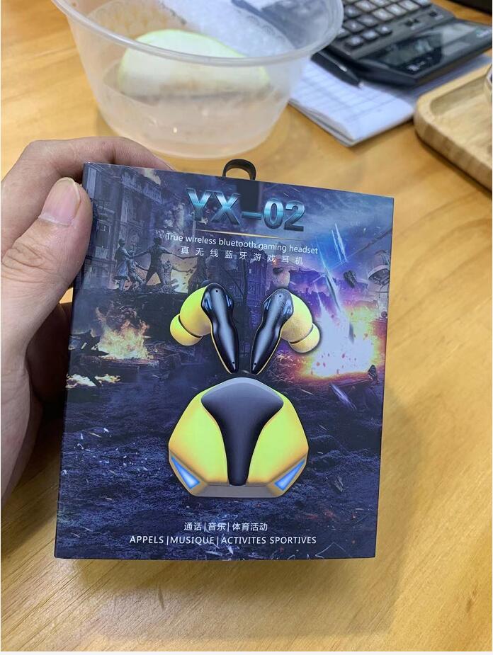 

4 Colors NEWEST TWS Bluetooth 5.0 earphones Wireless In-ear Stereo Earbuds Sports Headphones with Charging Box gaming headset Earphone, White