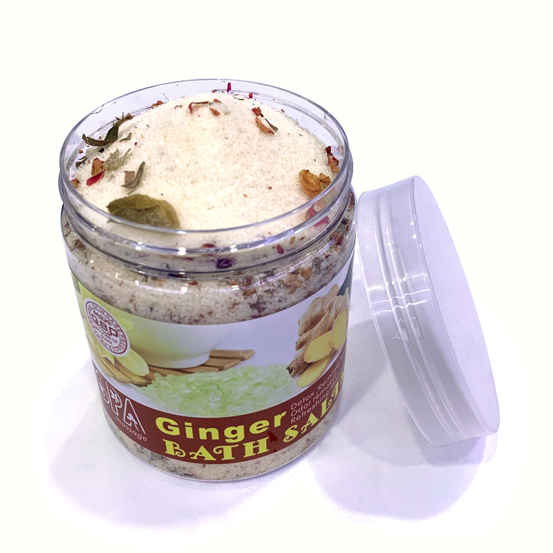 

Vitamin C Lemon Spa Sea Salt Scrub Body Bath Salt Deep Cleaning Exfoliating Anti-acne Skin Care Bath Salts Body Bath Soak Rose
