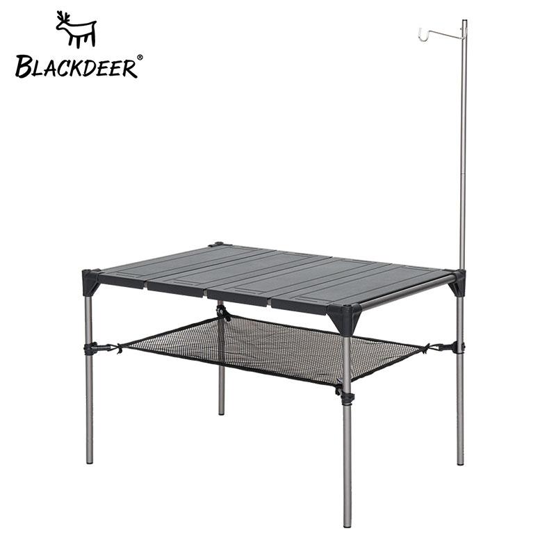 

Camp Furniture BLACKDEER Outdoor Camping Desk Aluminum Alloy Folding Table Portable Picnic Fishing Beer Lightweight Rain-Proof Detachable