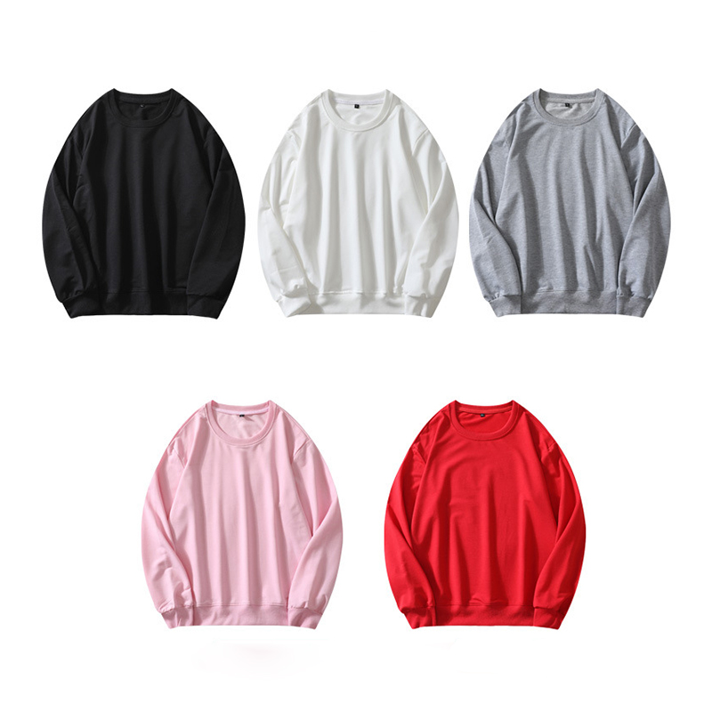 

Men's Hoodie Solid Color Thin Large Size Loose Pullover Long Sleeve Fashion Simple Clothes All Match Sweater Couple Shirt, Customize