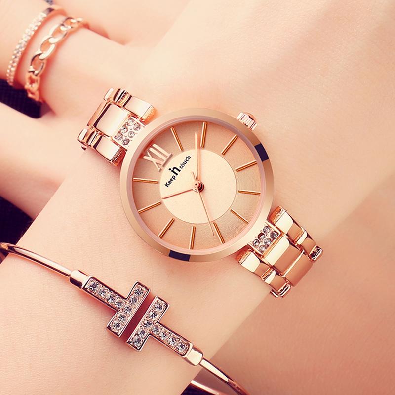 

Wristwatches High Quality Fashion Womens Watches Inexpensive Small Dial Bracelet Watch Women Simple Casual Ladies Relogio Feminino, Silver