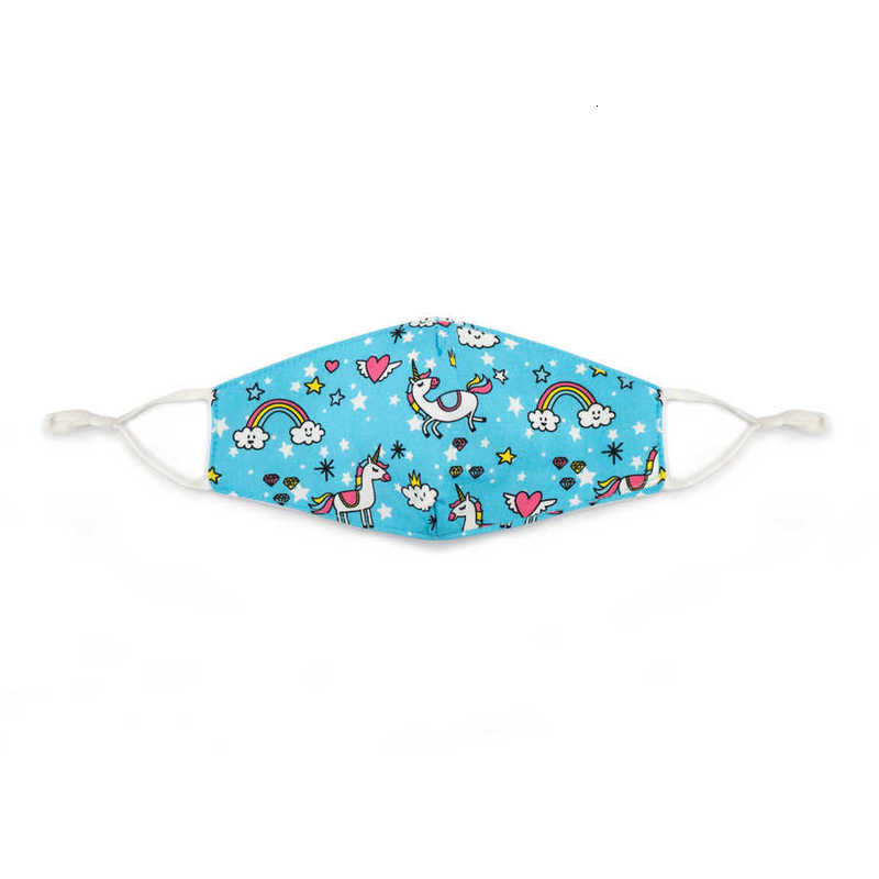 

cartoon pure cotton children's printed breathable dustproof mask