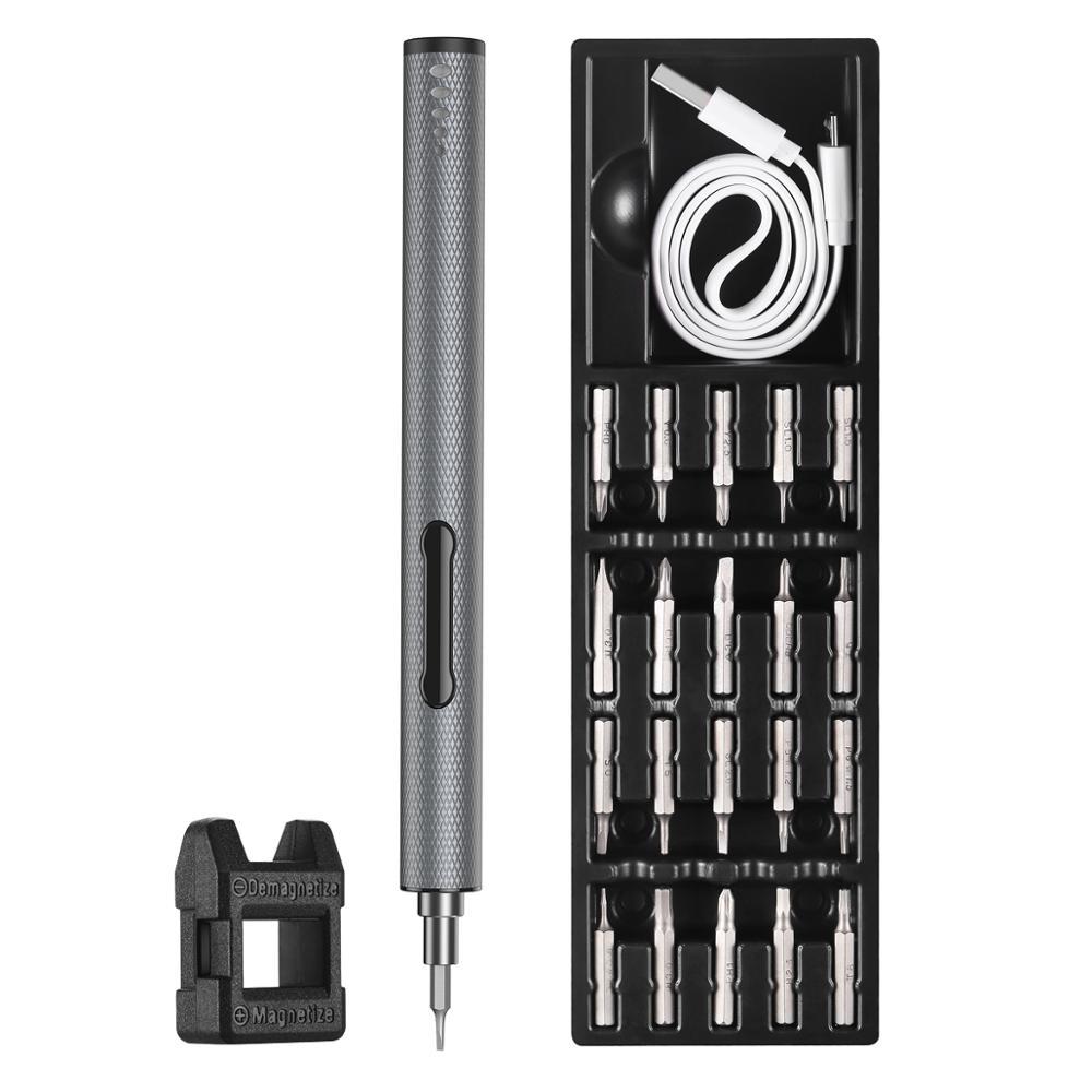Oria 22 in 1 key electrical fissure precision portable power set magnetic fission key rechargeable tool kits-image-693353119