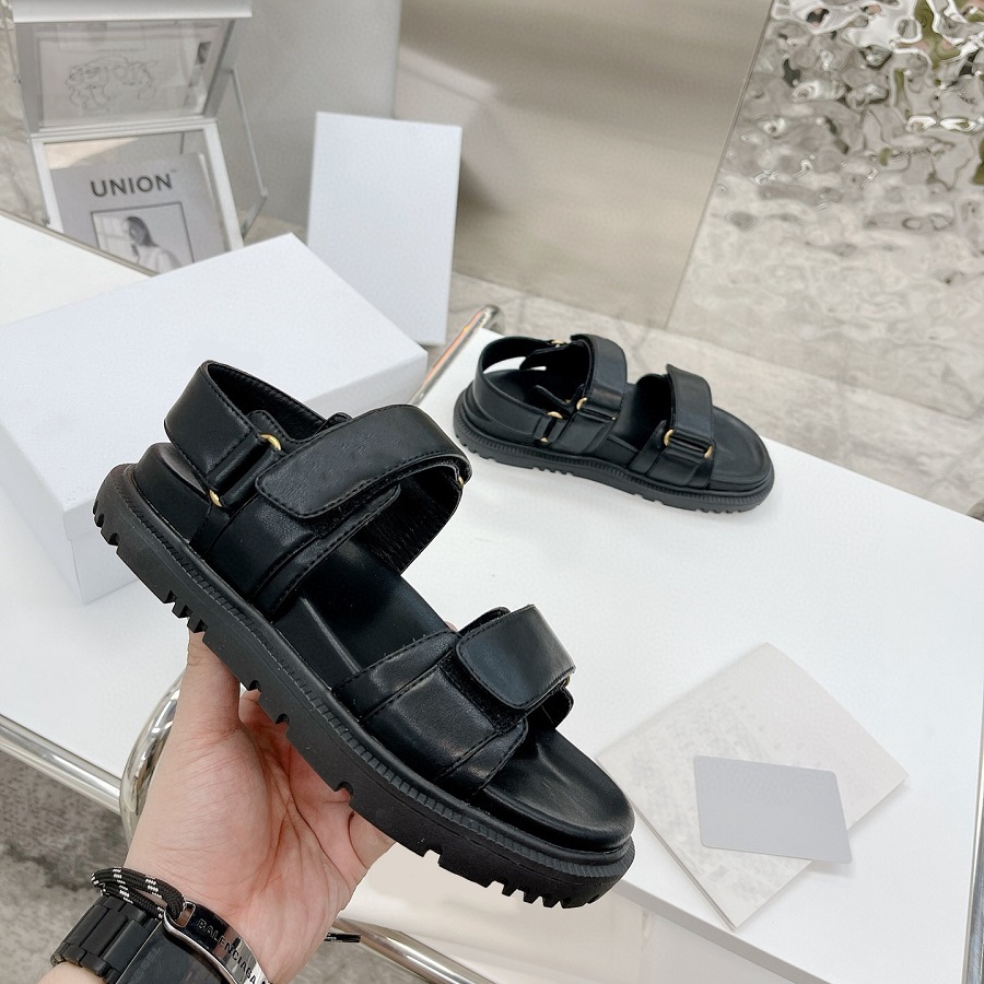 

2022 Designer Women Sandals Oran Sandals Classic Slippers Real Leather Slides Platform Flats Shoes Sneakers Boots Without Box by newshoe01 000013, #3