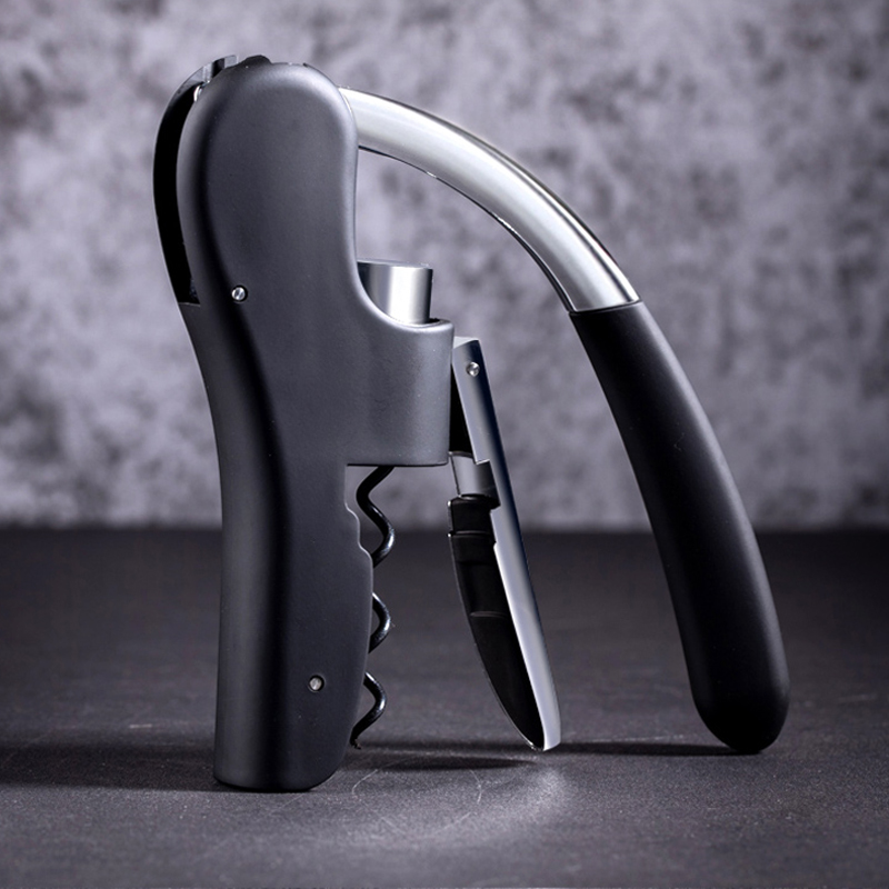 Rabbit Wine Bottle Opener, Wine Bottle Lever Screwpull Opener Best Rabbit-Style Manual Corkscrew Bar Tools-image-722324805