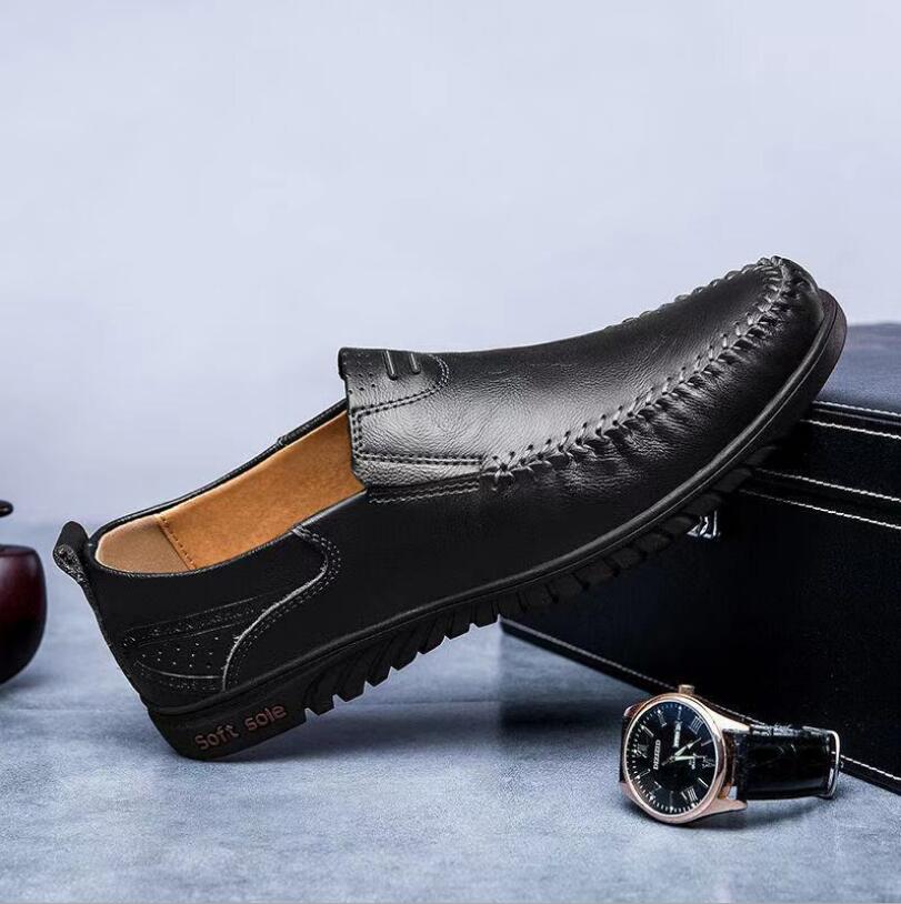 

2022 Luxury Men Loafers Shoes Double Monk Strap Men Casual Shoes Dress Office Business Wedding Leather Shoes, Black