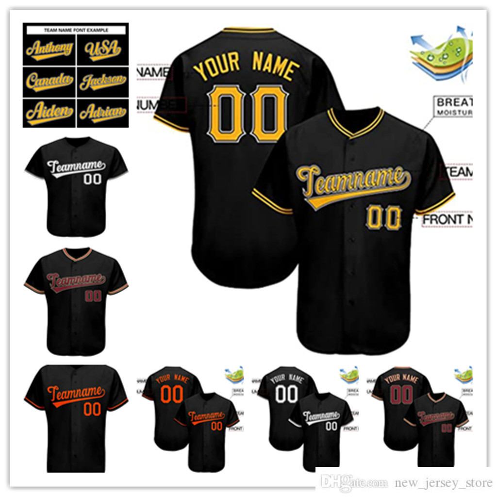

Custom Mens Novelty Button Down Baseball Jerseys Personalized embroidered Shirt Women Youths size S-3XL top quality for Gifts