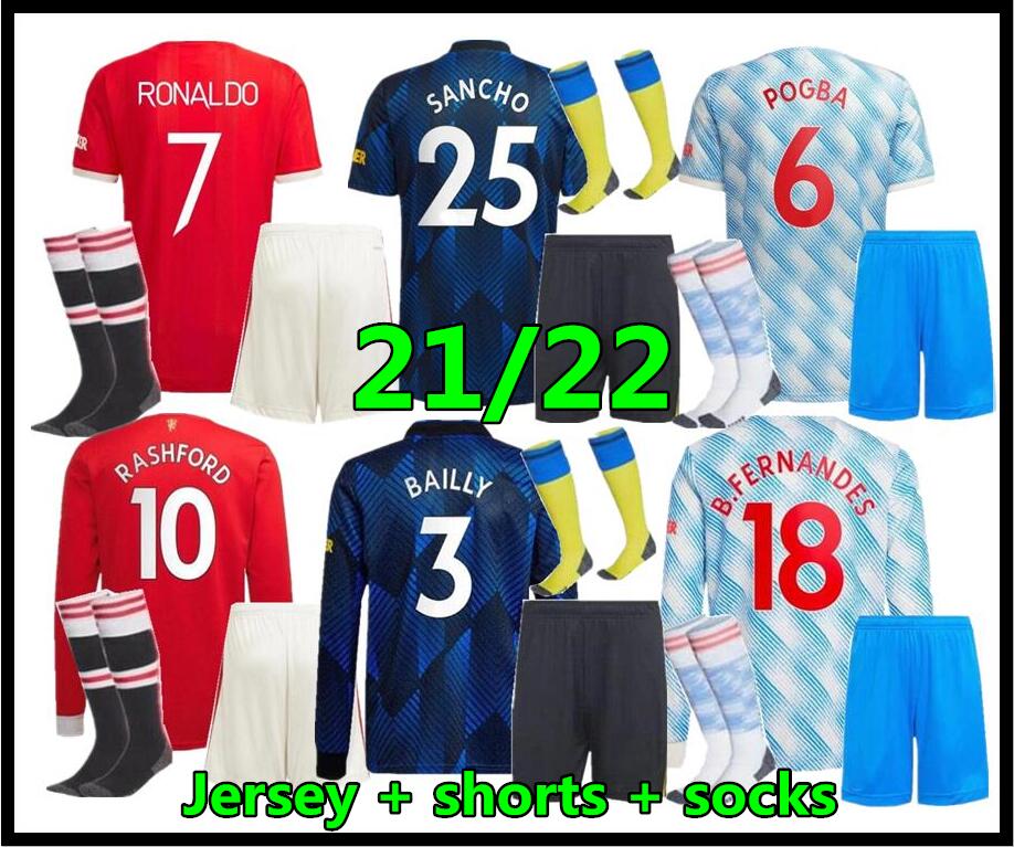 

adult kids 21 22 SANCHO RONALDO MaNcHeStEr Man soccer jerseys uNiTeD CAVANI Martial Fans Player BRUNO FERNANDES POGBA RASHFORD football shirt uTd 2021 2022 woman, Gold