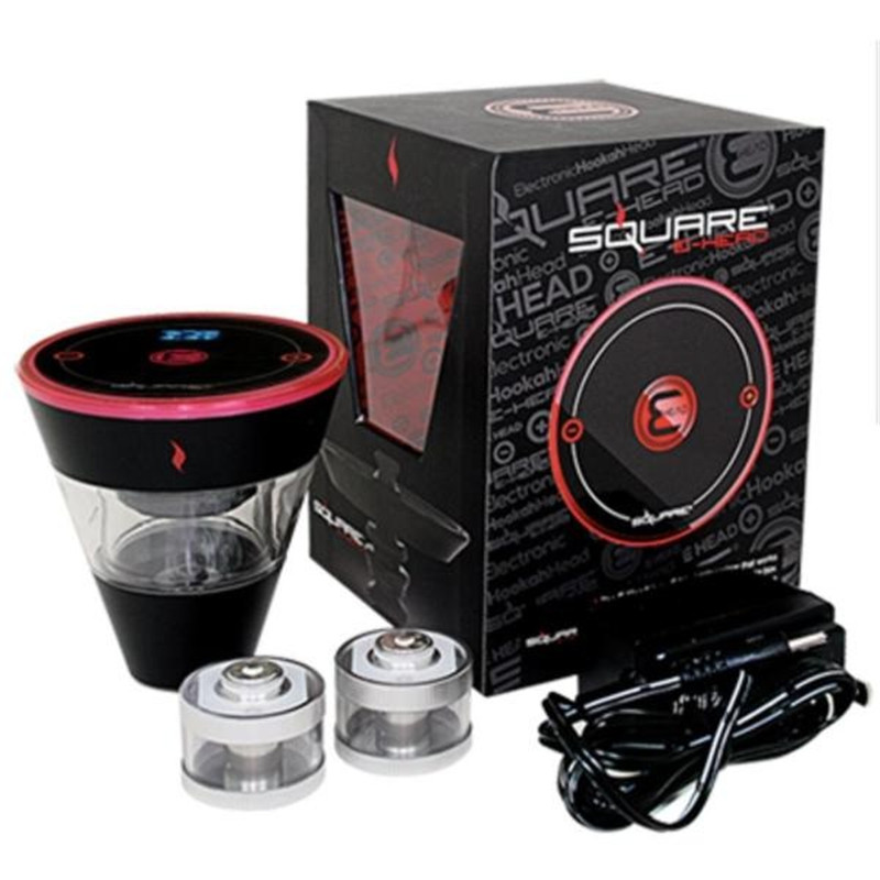 

Square E Head Kit Mini Shisha Cartridge Refillable Disposable Hookah 2400mAh Rechargeable Battery Vaporizer 8ml Tank In Stock