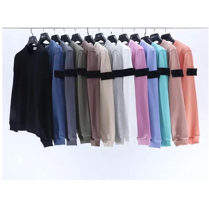 

Autumn mens hoodies sweatshirts stone hooded island hoodie europen fashion sweater badge long sleeve hip hop streetwear pullover crewneck men sweaters