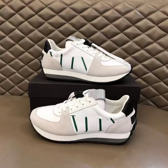 

2021 latest design suede Rockrunner camouflage sneakers high quality leather flat casual men's and women's luxury size 38-46 MJK001