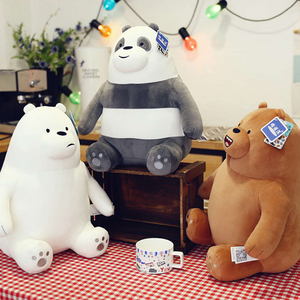 

We naked bear down cotton doll plush toy genuine Three Bears pillow children's, Blue