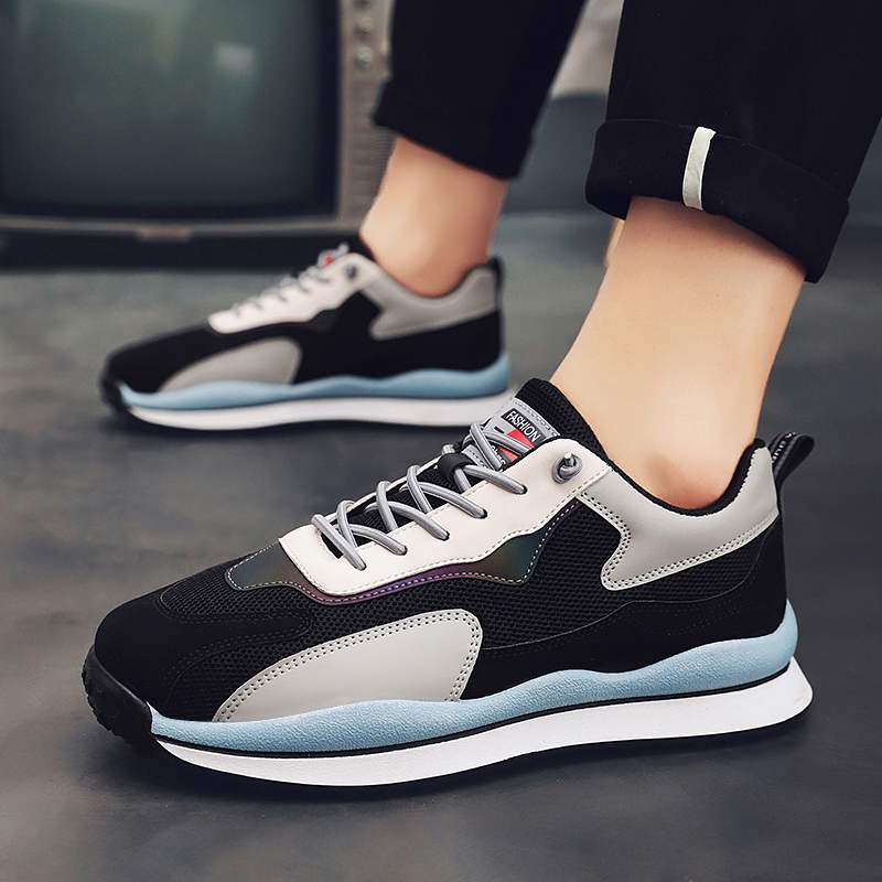 

2021 High Quality Womens Mens Running Shoes Student Outdoor Sports Sneakers Black Grey Size Eur 39-44 Code 74-S225