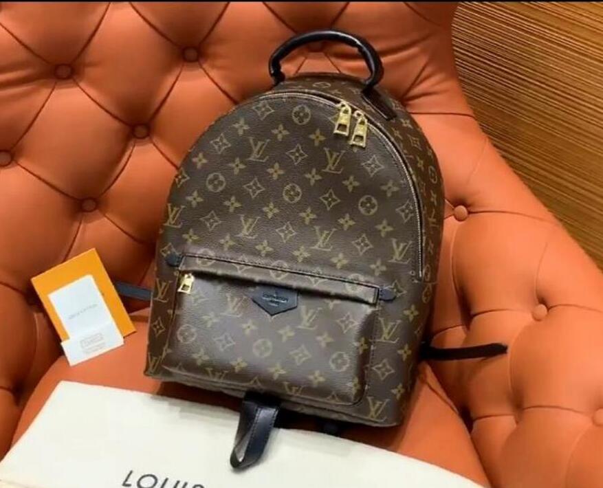 

lv LOUIS BAG VITTON 2021 PALM SPRINGS MINI Backpack Women Handbags Luxurys Shoulder Bags Designers messenger bag Leather purse, Red;black