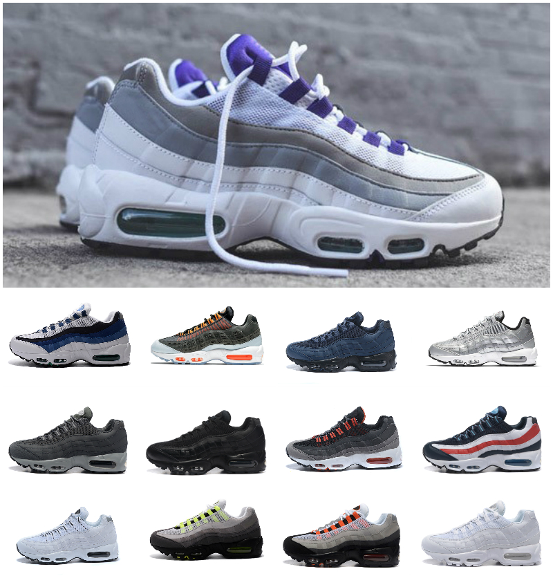 

95 OG TT Mens Running Shoes UNDEFEATED 20th Anniversary triple black white Sole Grey Blue Neon Sneakers Essential 95s Chaussures Maxes outdo