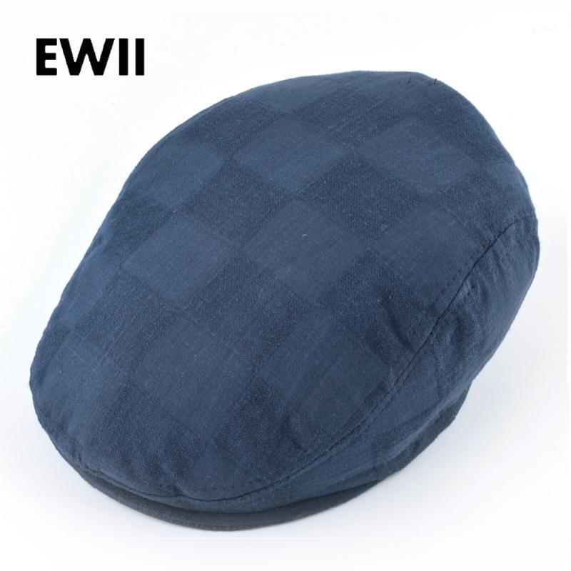 

Berets 2021 Spring Plaid Beret Hats For Women Fashion Flat Cap Men Vintage Hat Unisex Casual Peaked Caps Bone Feminino, Black
