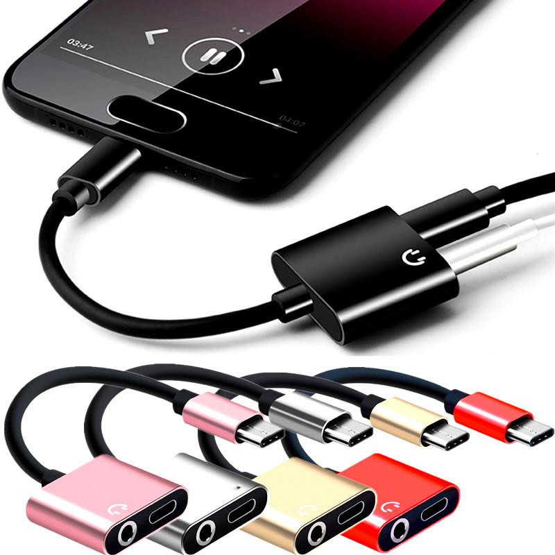 

Type C To 3.5mm Convertor USB-C Fast Charge Adapter Earphone Jack Adapters
