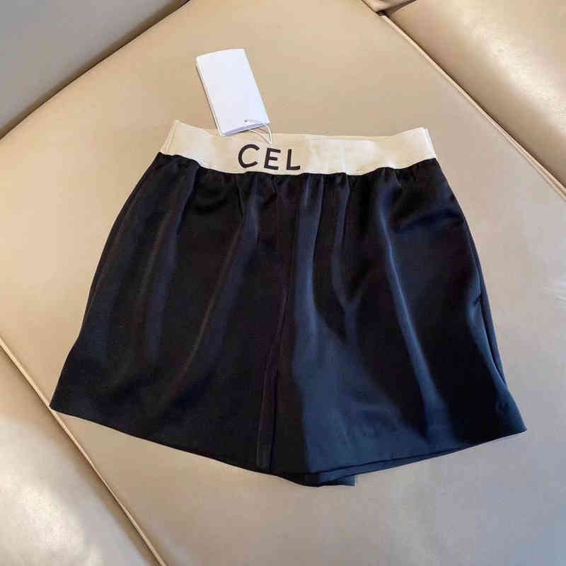 

2022 Factory Wholesale New Cel shorts women' summer loose casual fashion high waist letter embroidery pants A1, Green