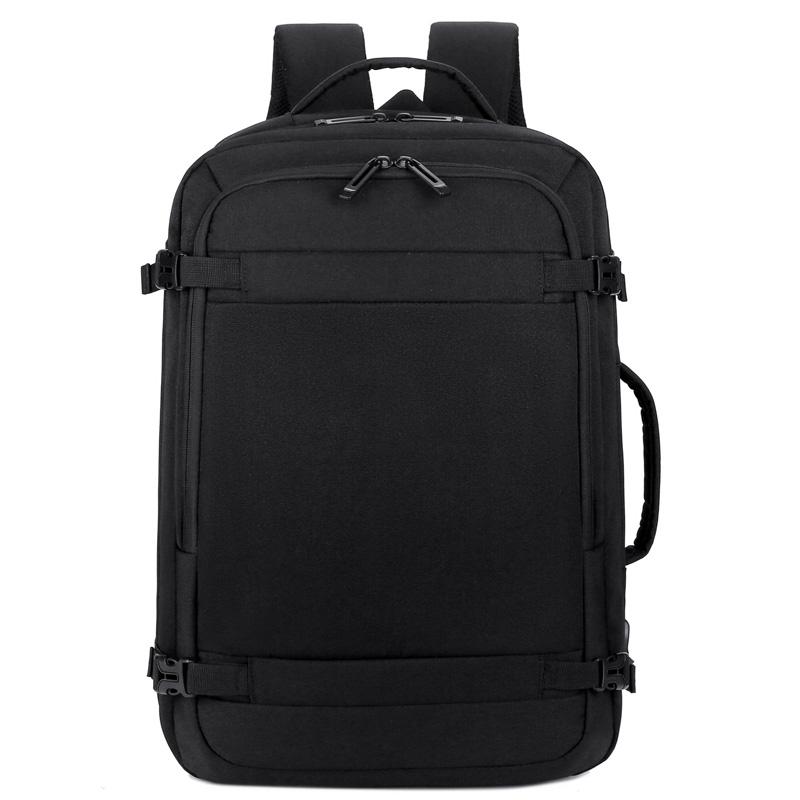 

Male Fashion Men Backpack College Large Capacity Men's Boy's Schoolbag Travel Bag Computer Laptop Rucksack, Black