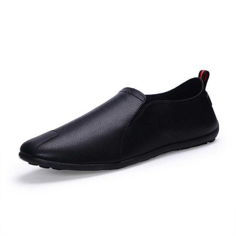

2022 Shoes Luxury Sneakers Moccasins Loafers Men Slip Italian Formal Male Black Casual on, White