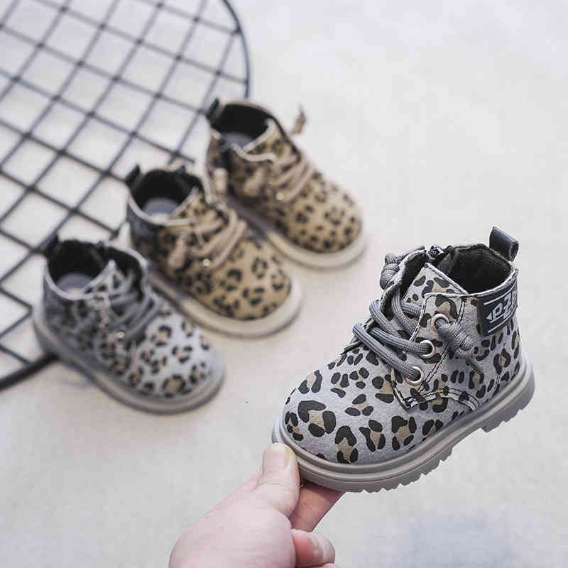 

boots toddler shoes children' martin spring and autumn soft soled short infant high baby walking shoes boys girls' winter, Black;grey