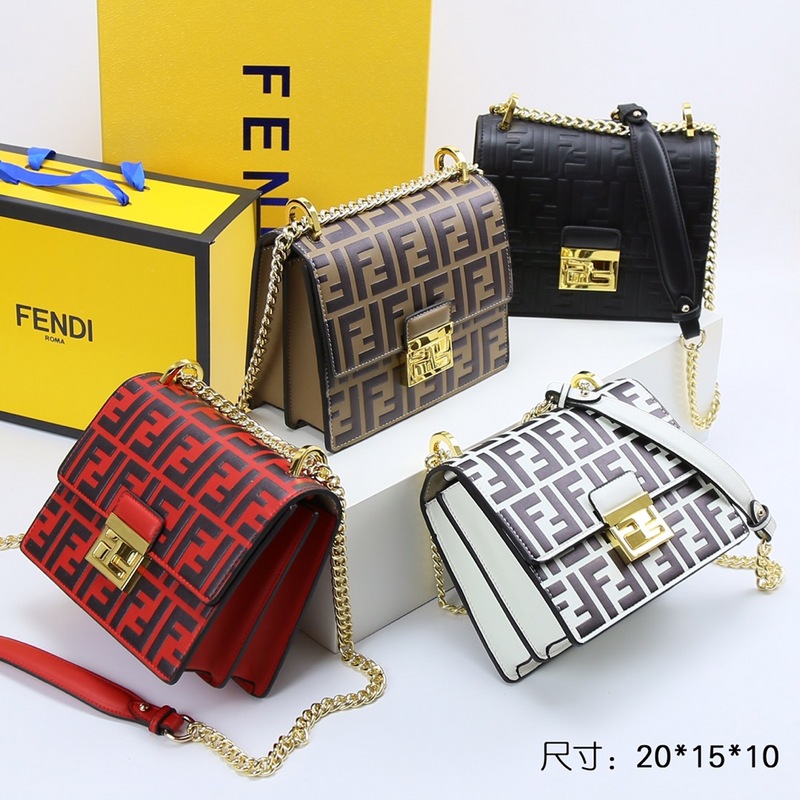 

Luxurys Designer Top quality Fendi shoulder bag free women tote lady FD famous men Embossing Genuine leather handbag Crossbody purse clutch, Carton