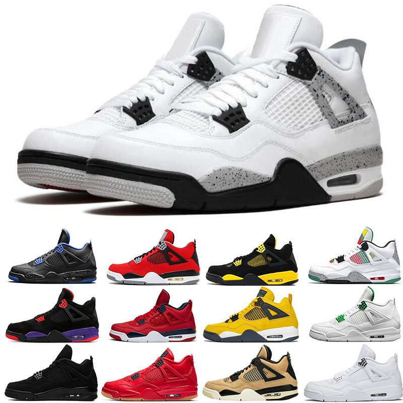 

blowing up the money jumpman 4 4s black cat men shoes Loyal Blue basketball cactus jack Bred THUNDER Raptors Red mens trainers sports sneakers size 7-13, #11